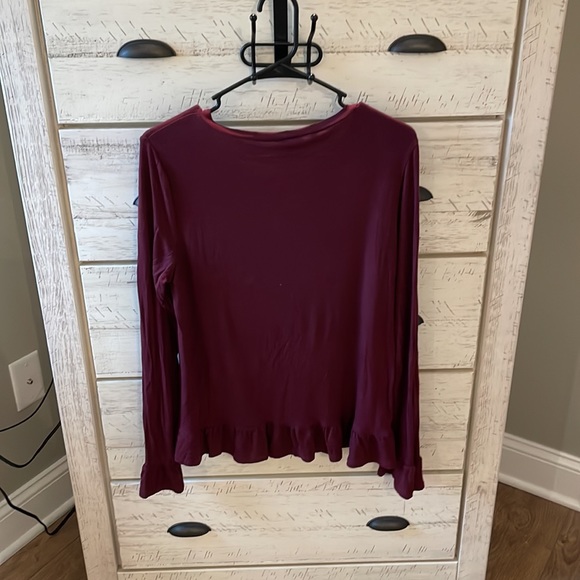 Burgundy Top from Francesca’s - Picture 3 of 7